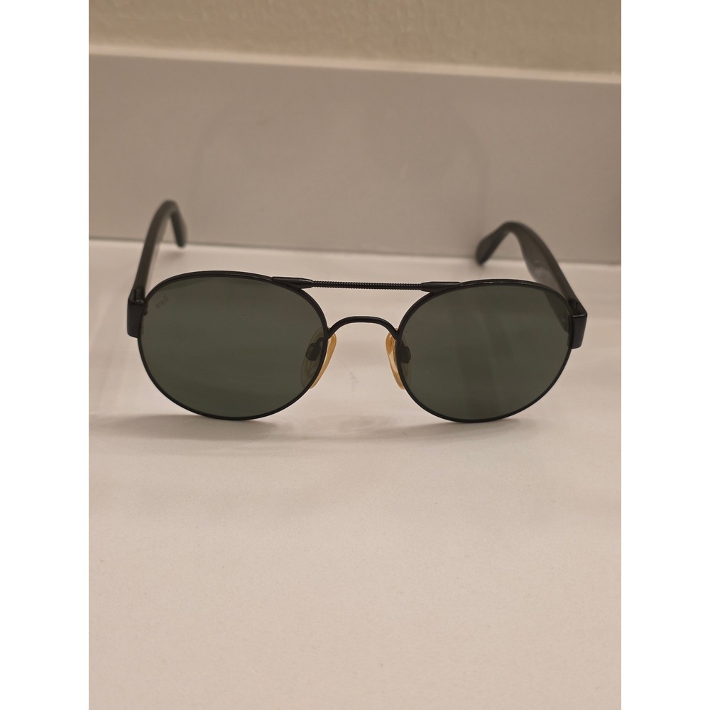 Web Eyewear 2003 035S Matte Black Double Bridge Pilot Sunglasses Made in Italy